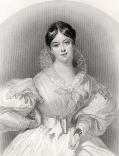 Letitia Elizabeth Landon, gravée par J. Thompson, de 